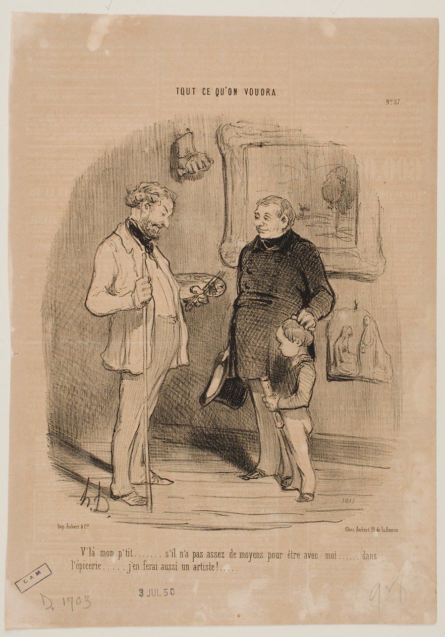 To jest moje najmłodsze... autorstwa Honoré Daumier