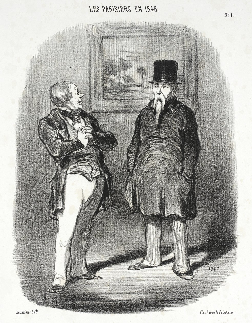 No proszę... Nie poznałem cię... autorstwa Honoré Daumier