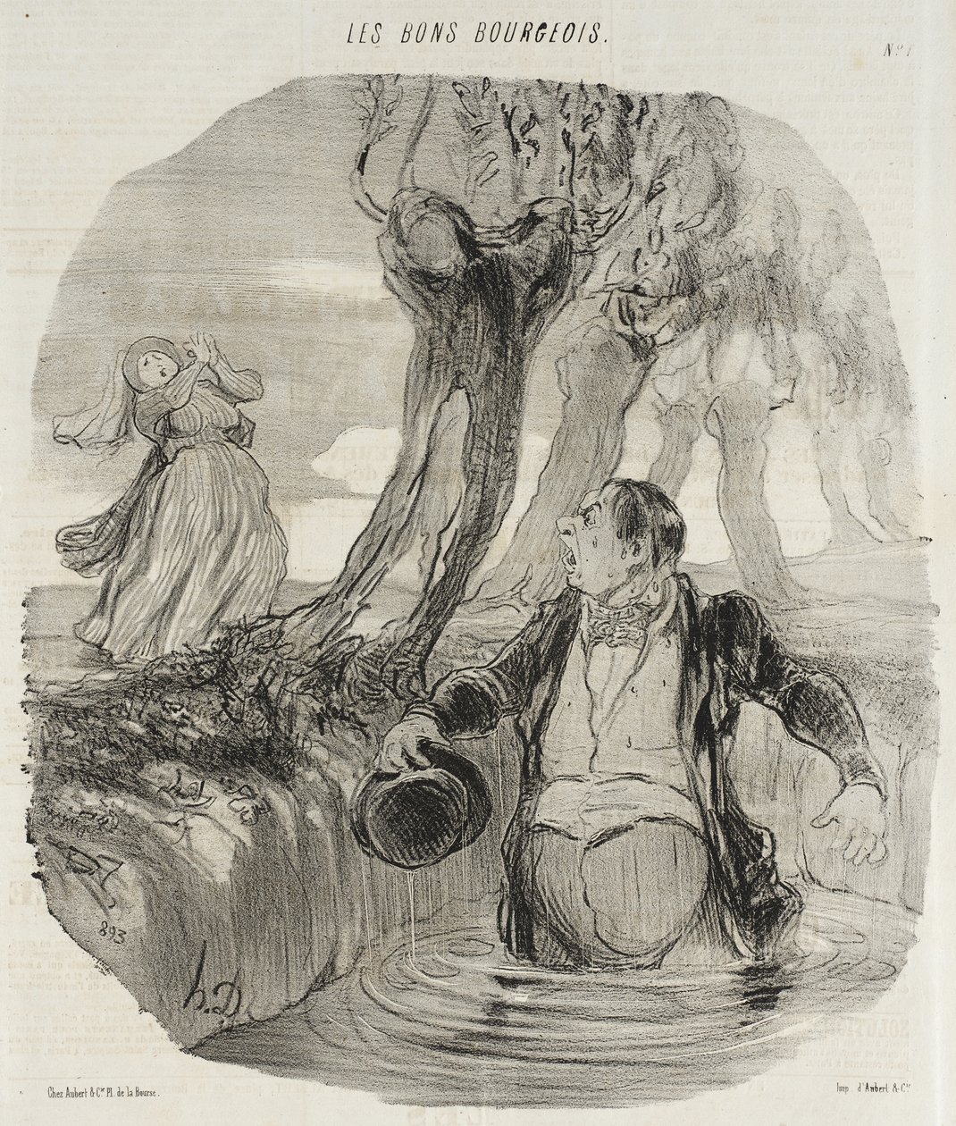 Popatrz, Dorothée... dokąd mnie to zaprowadziło... autorstwa Honoré Daumier