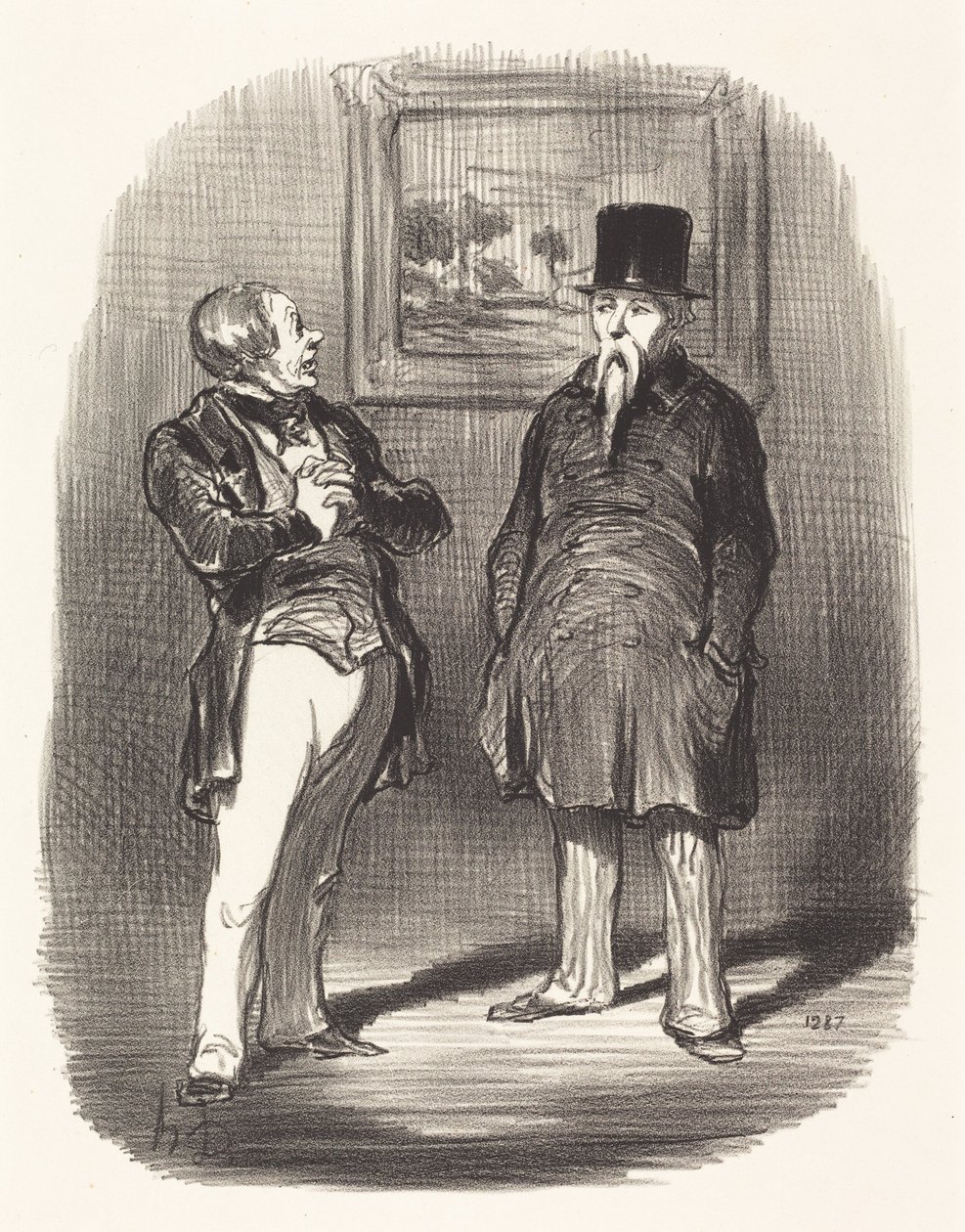 No... nie poznałem cię... autorstwa Honoré Daumier