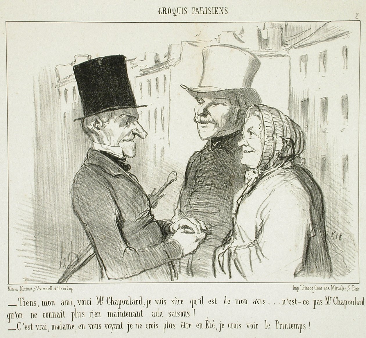 „Proszę, mój przyjacielu, oto pan Chapoulard...” autorstwa Honoré Daumier