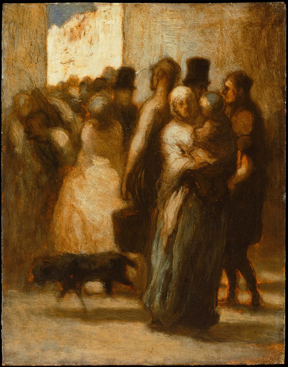 Na ulicę autorstwa Honoré Daumier