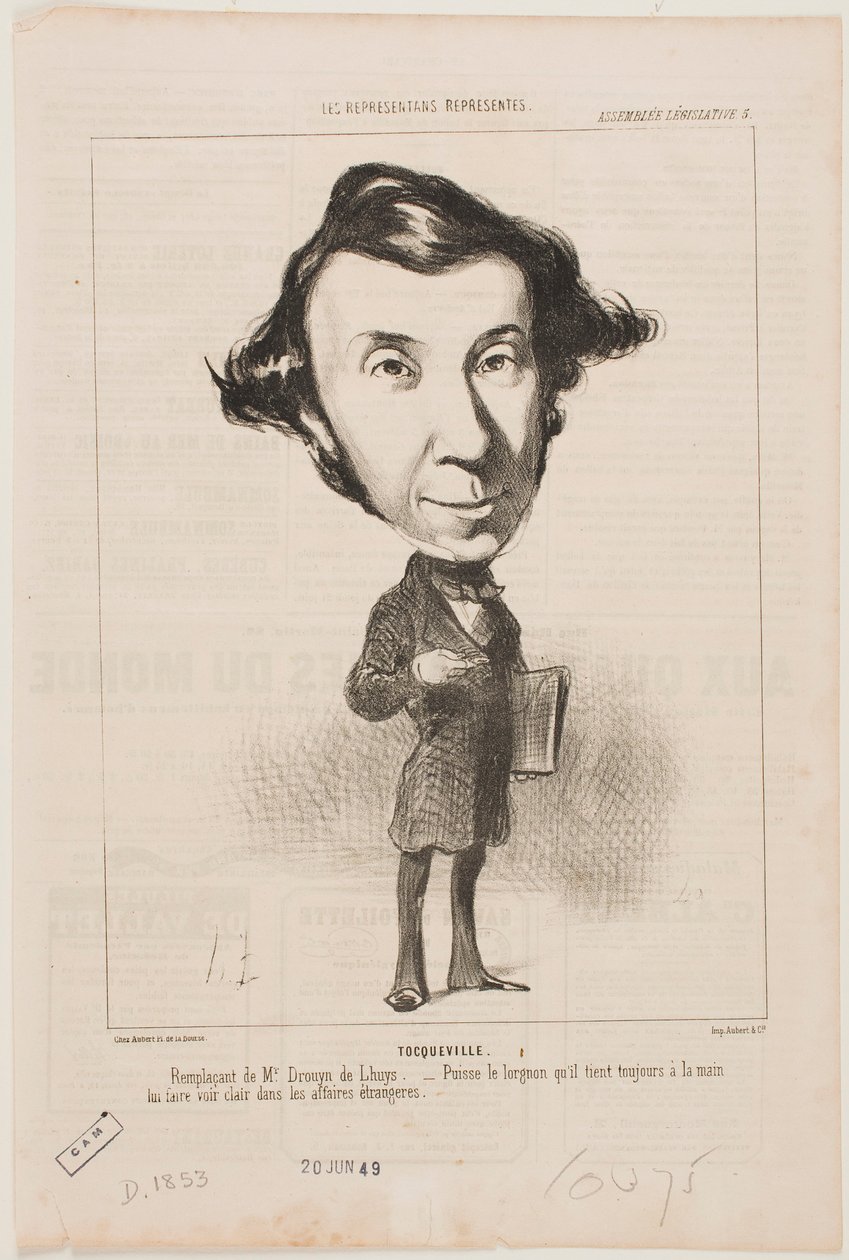 Tocqueville autorstwa Honoré Daumier