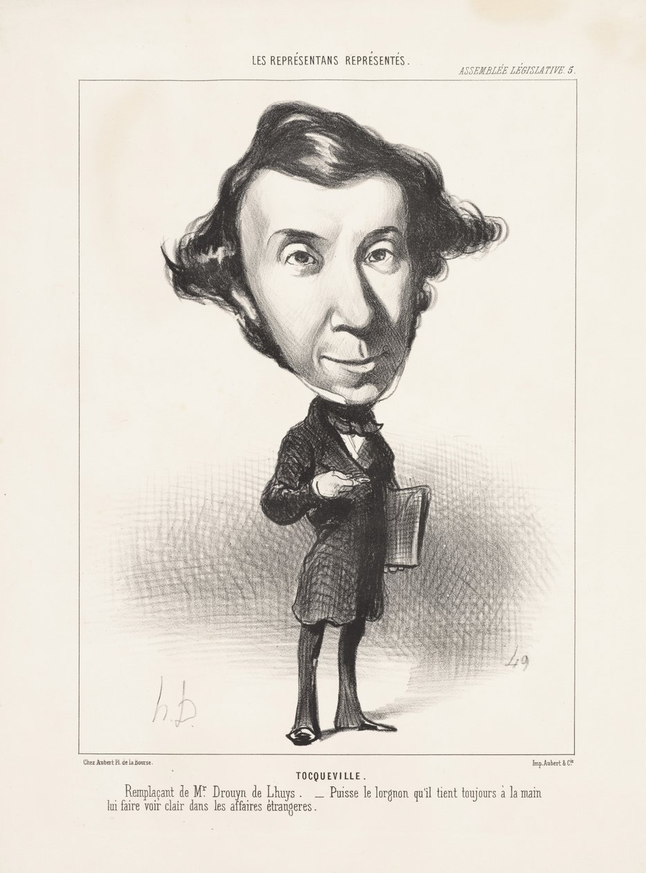 Tocqueville, 1849 autorstwa Honoré Daumier