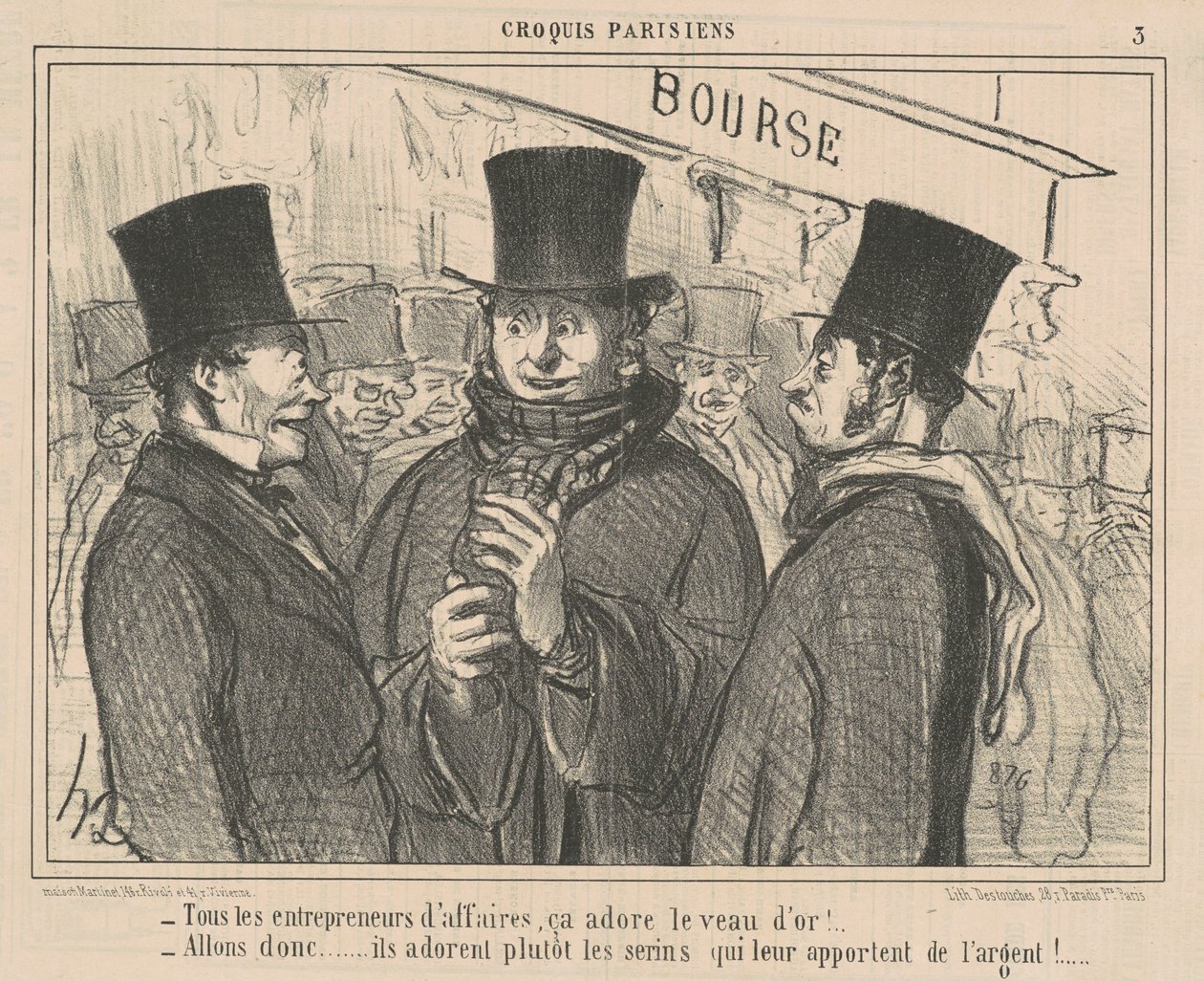 Wszyscy przedsiębiorcy biznesowi to uwielbiają... autorstwa Honoré Daumier