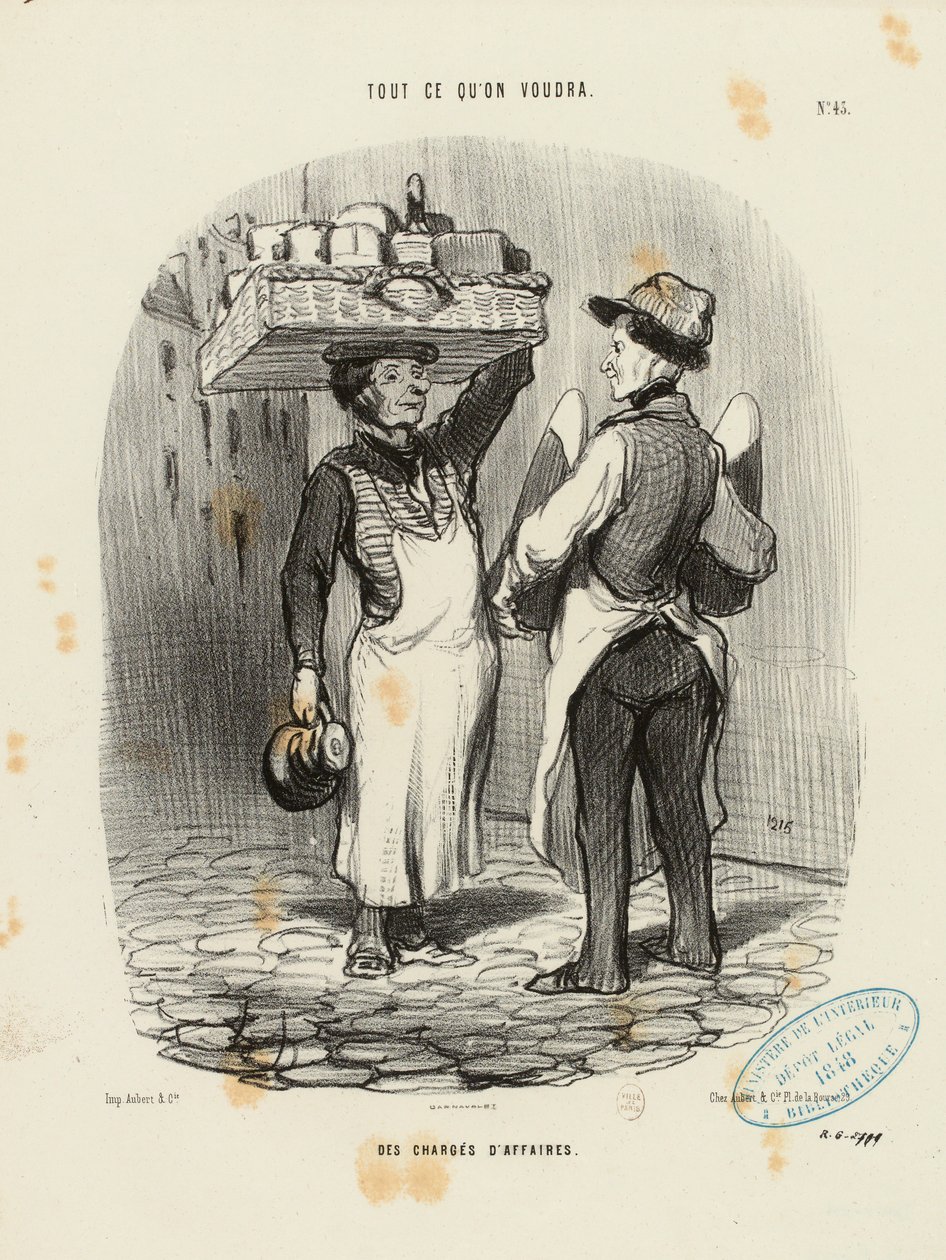 Wszystko, co tylko zechcemy nr 43: Pełnomocnicy handlowi autorstwa Honoré Daumier