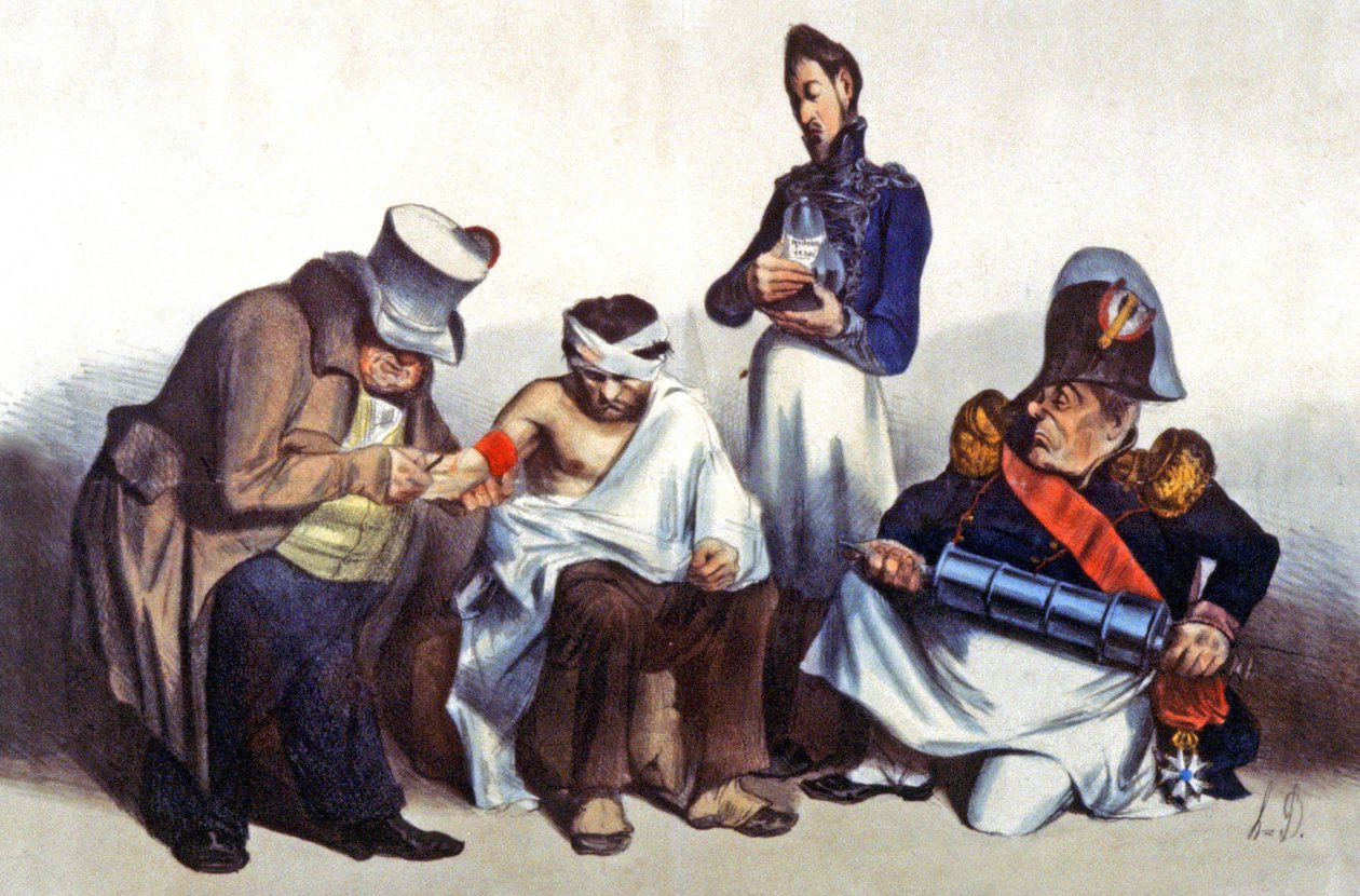 Traktowanie Francji po rewolucji 1830 r autorstwa Honoré Daumier