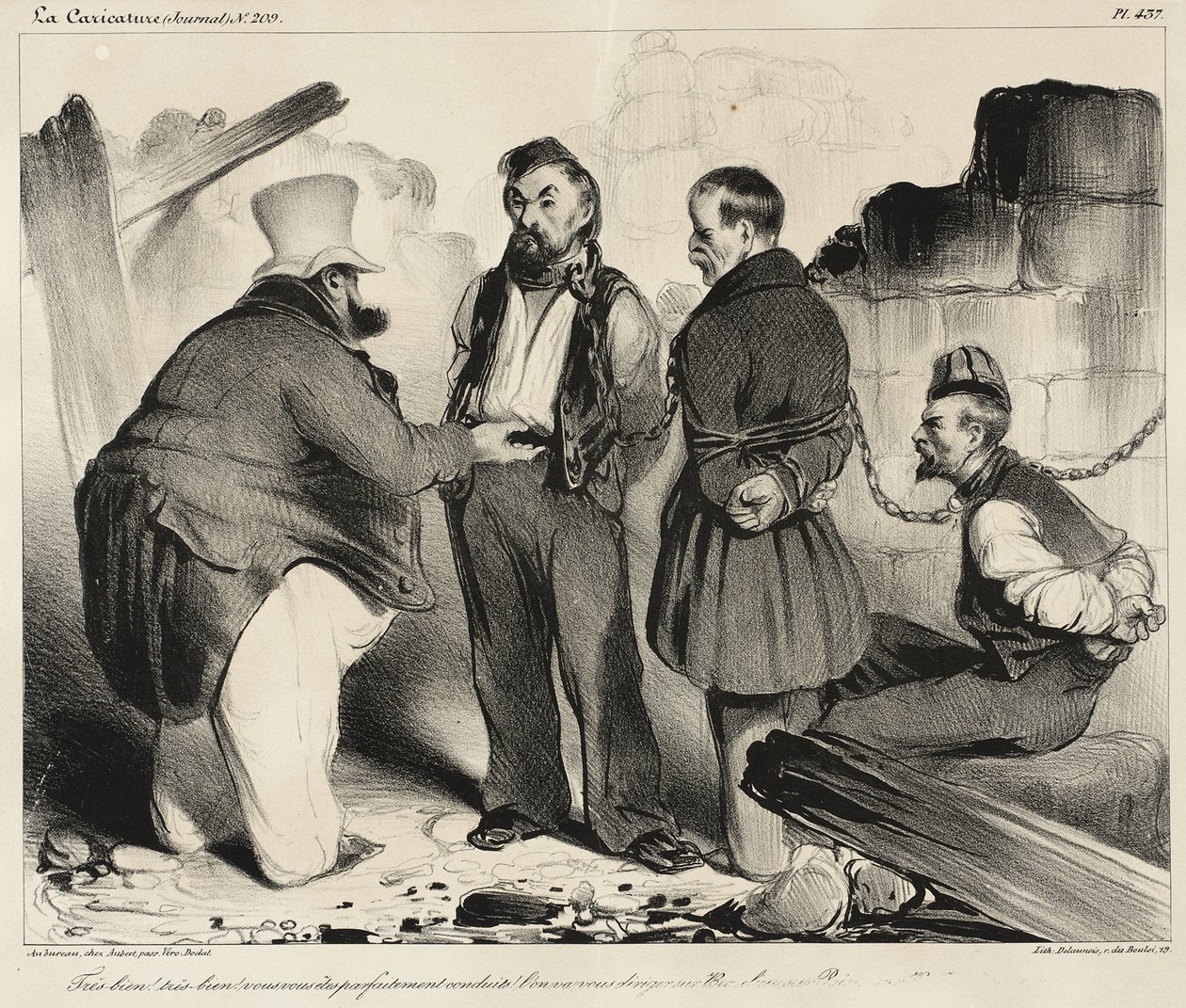 Bardzo dobrze!... Zachowaliście się doskonale! autorstwa Honoré Daumier