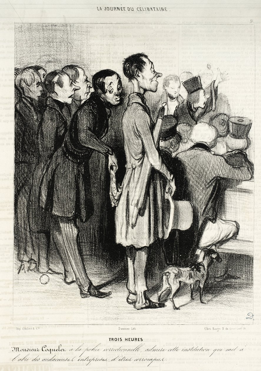 Trzecia... autorstwa Honoré Daumier