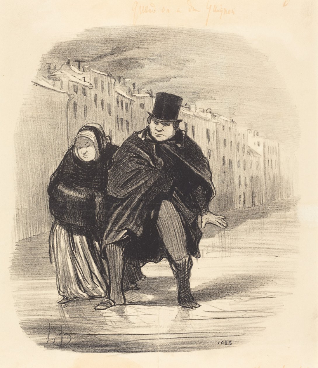 Znowu będziesz mnie strofować... za to, że idę wypowiadać życzenia... autorstwa Honoré Daumier