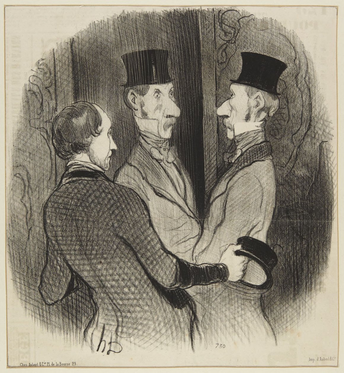 „Nowy kapelusz” autorstwa Honoré Daumier