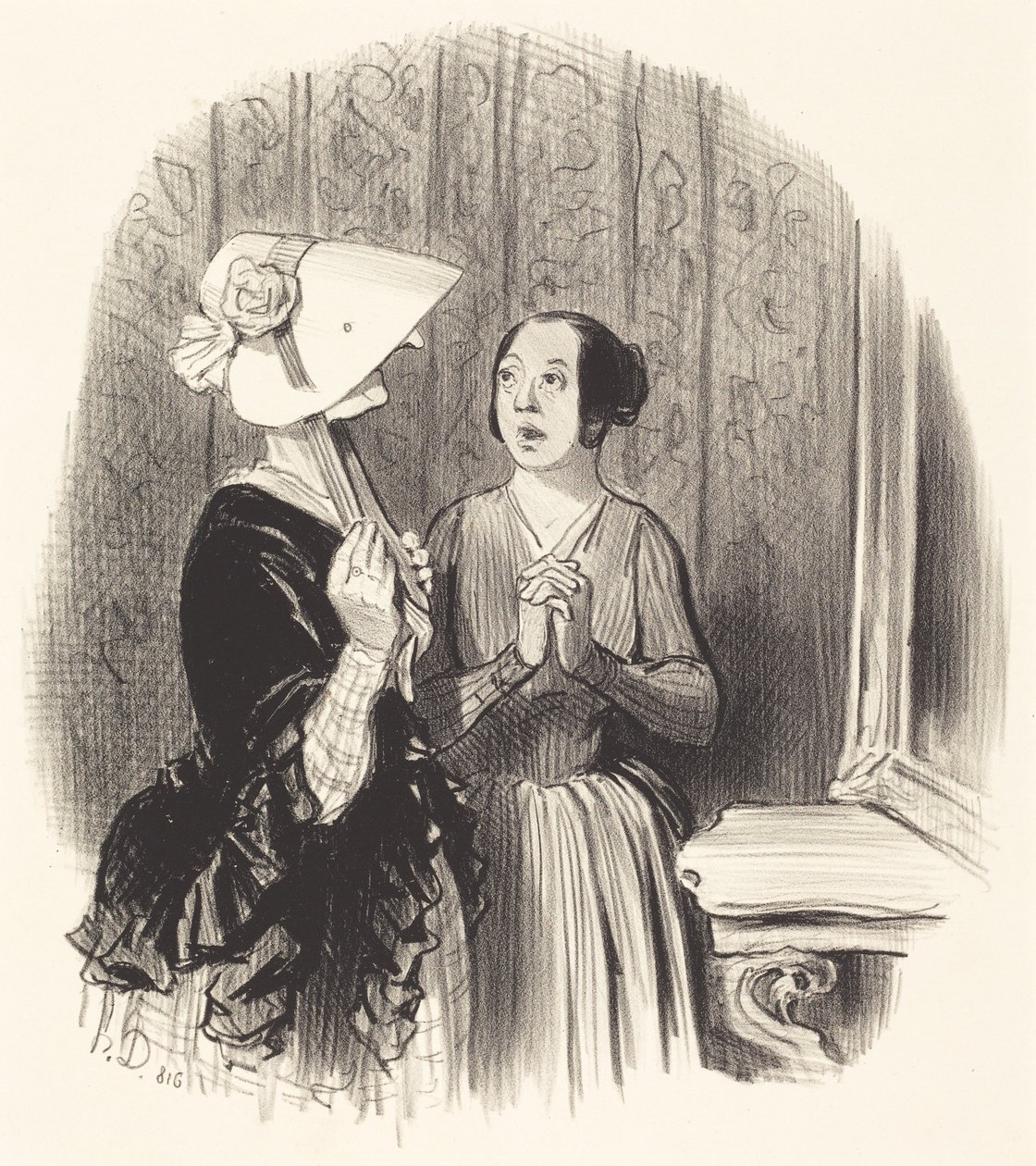 Kapelusz Pamela autorstwa Honoré Daumier