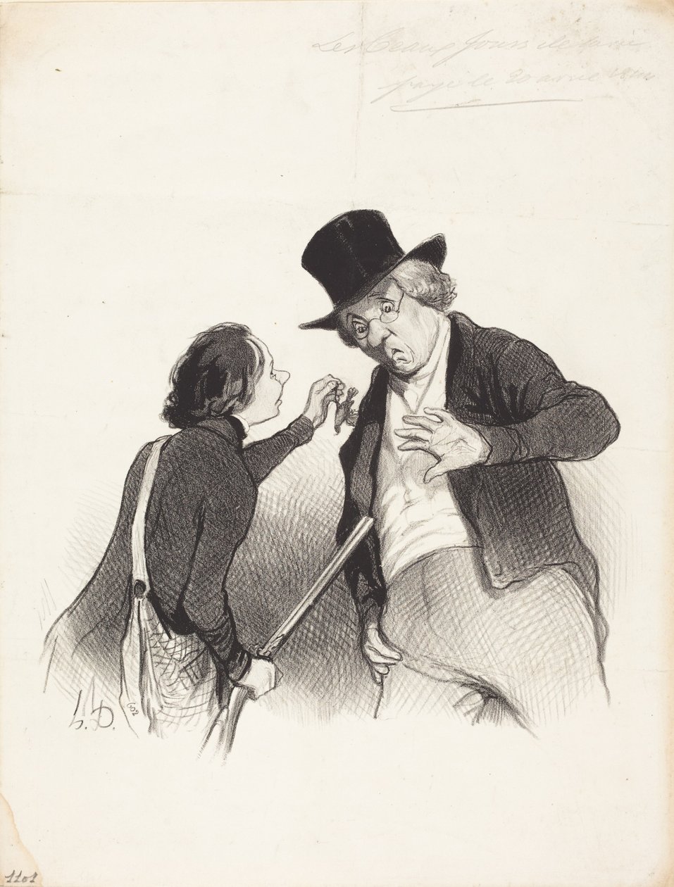 Początek polowania autorstwa Honoré Daumier