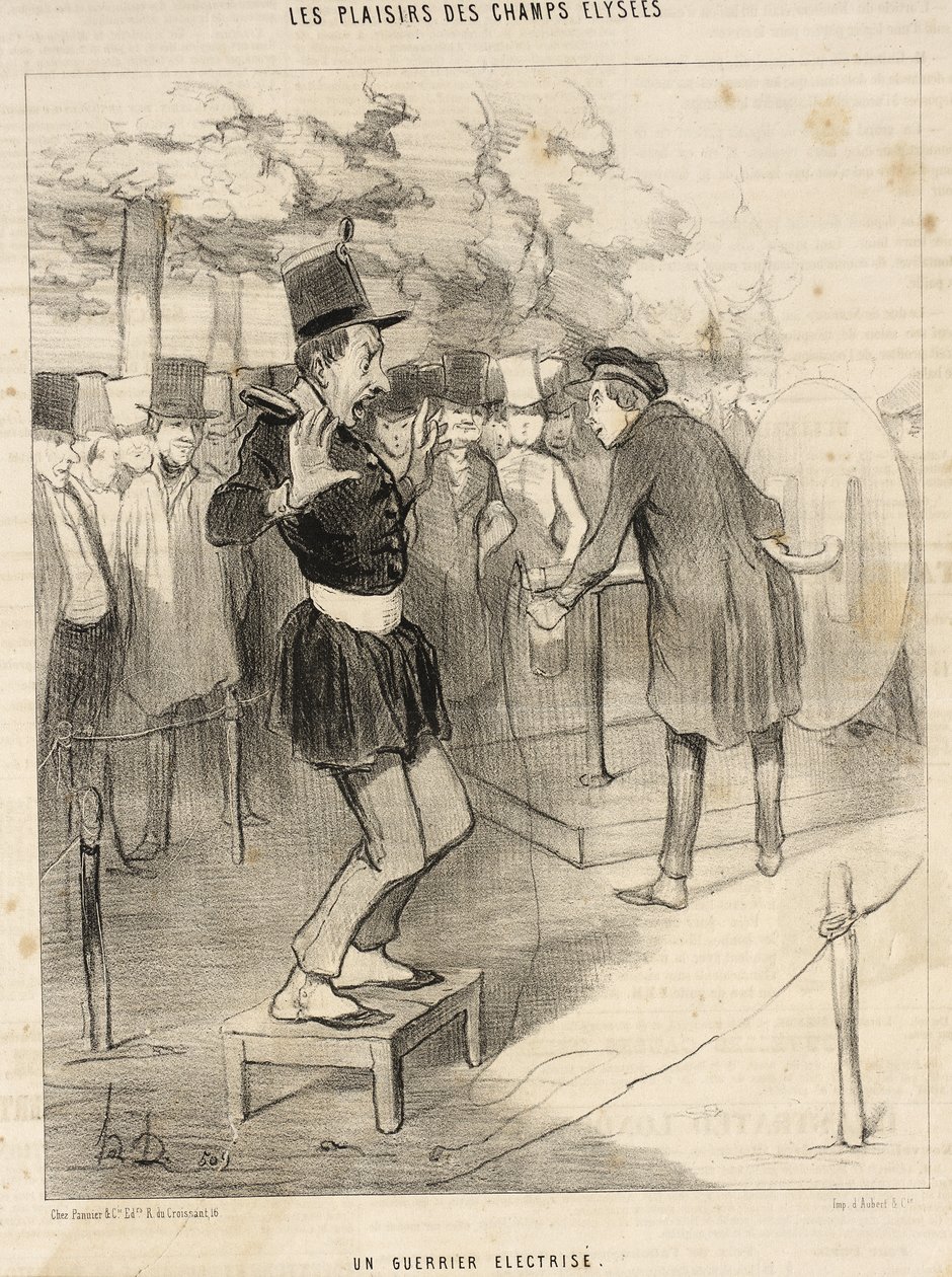 Zelektryzowany wojownik autorstwa Honoré Daumier