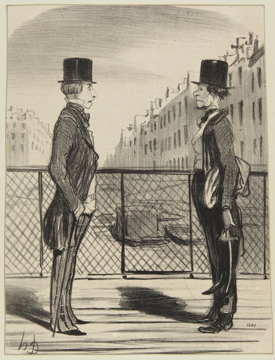„Mężczyzna w swoich małych butach” autorstwa Honoré Daumier