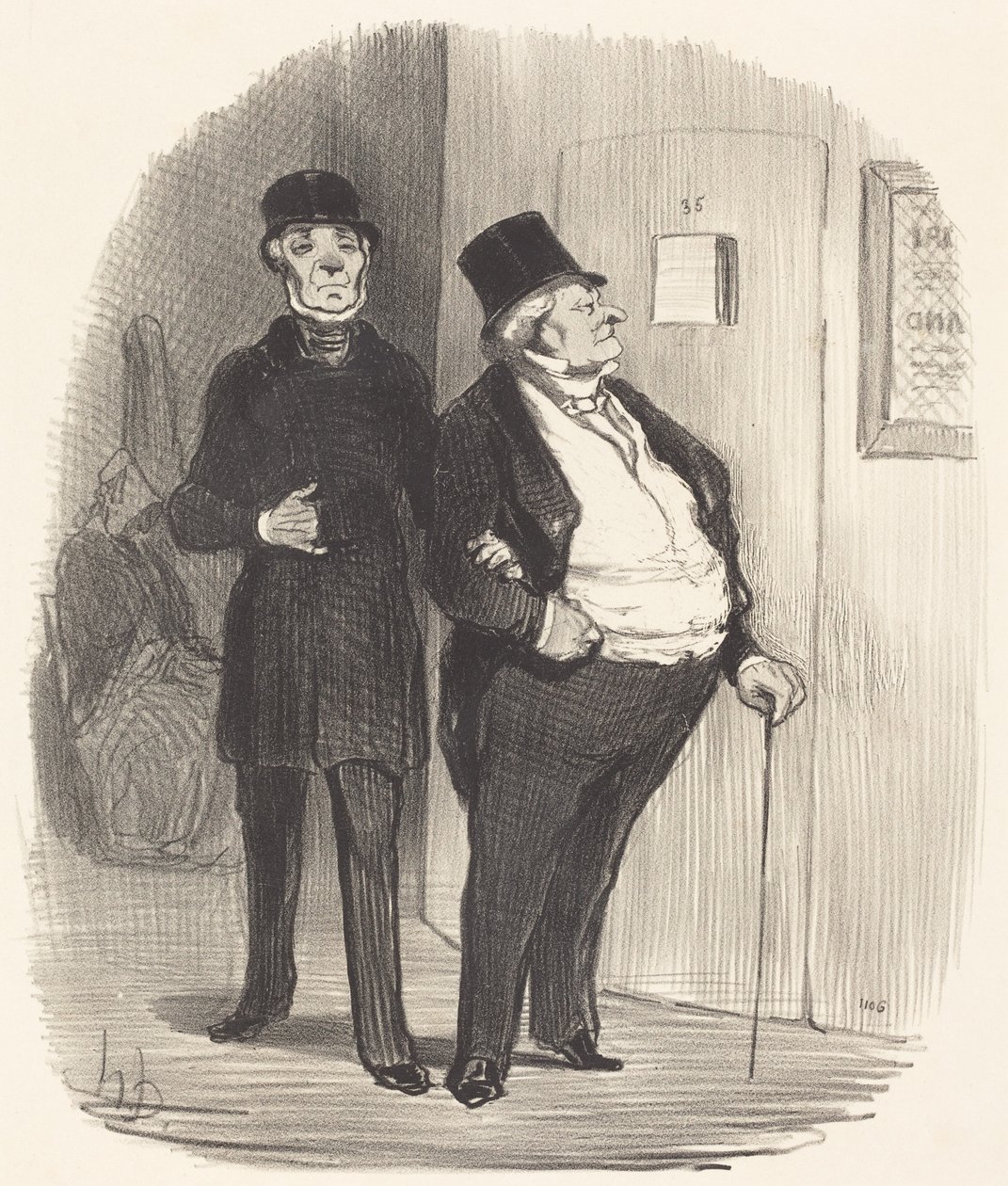 Wieczór na rzecz przedstawienia dobroczynnego... autorstwa Honoré Daumier