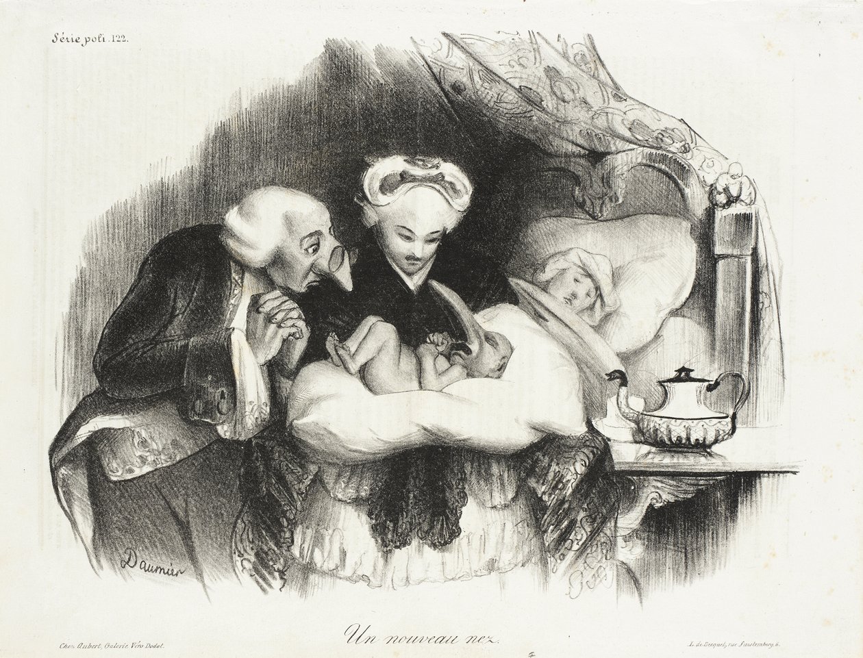 Nowy nos autorstwa Honoré Daumier