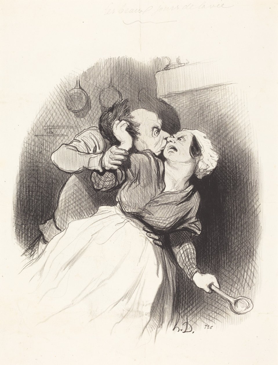 Powrót do młodości autorstwa Honoré Daumier
