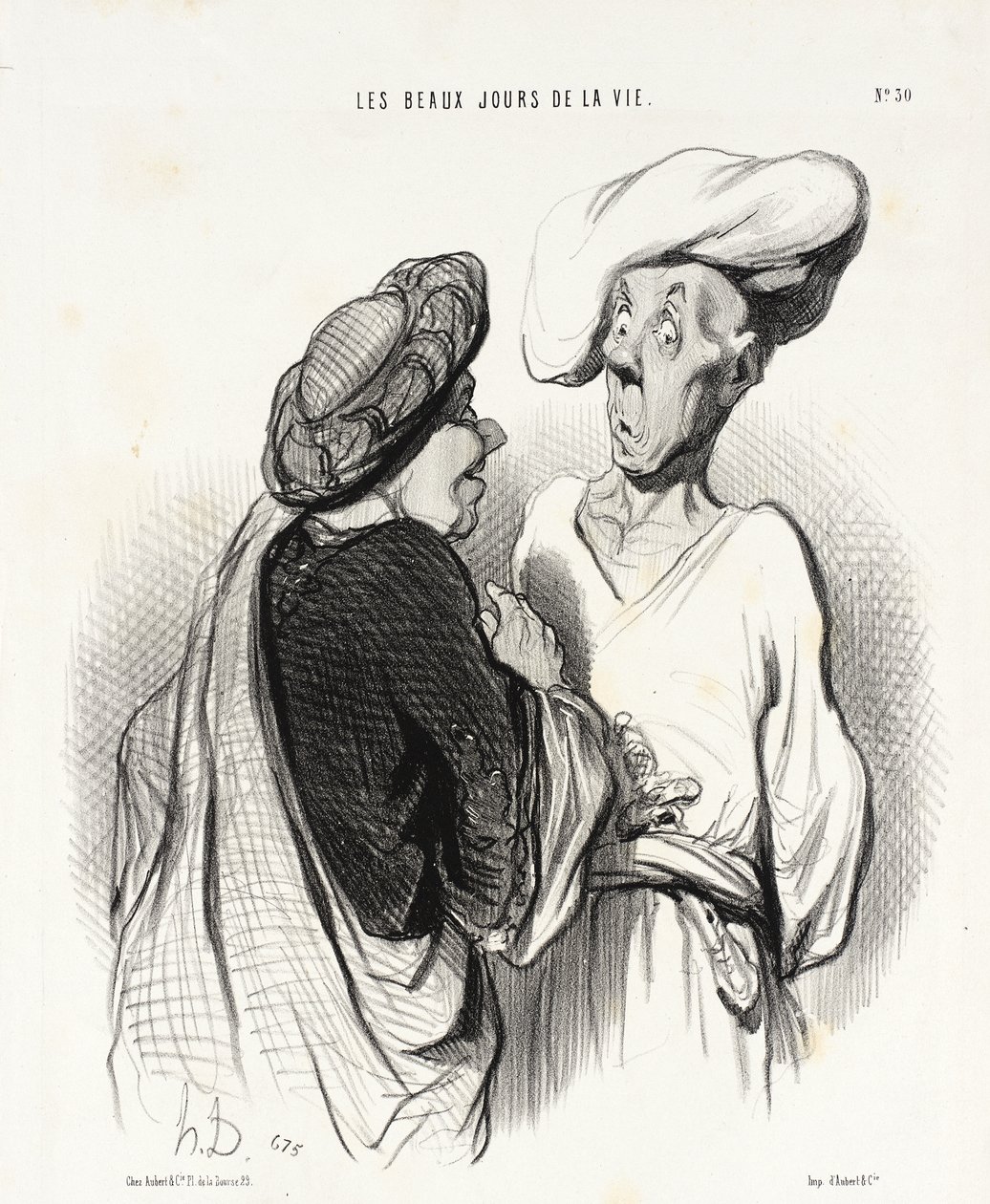 Zwyczaj w Indiach autorstwa Honoré Daumier