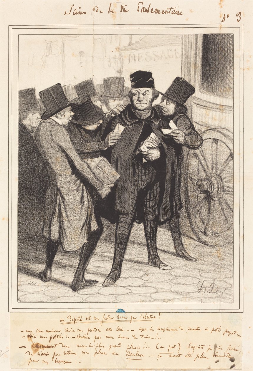 Wycieczka dla przyjemności do Paryża autorstwa Honoré Daumier
