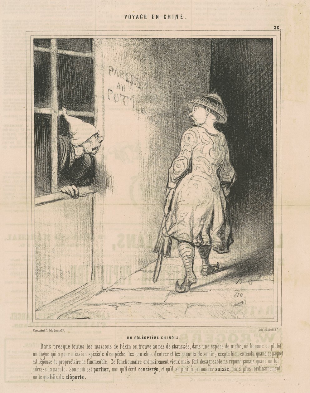 Chrząszcz chiński autorstwa Honoré Daumier