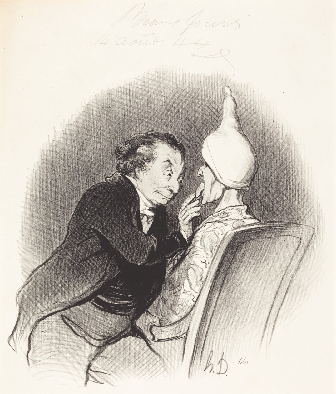 Szczęśliwe znalezisko autorstwa Honoré Daumier