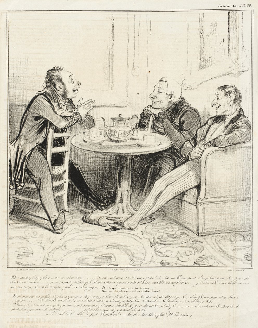 Innym razem znów zrobiłem dobry kawał... autorstwa Honoré Daumier
