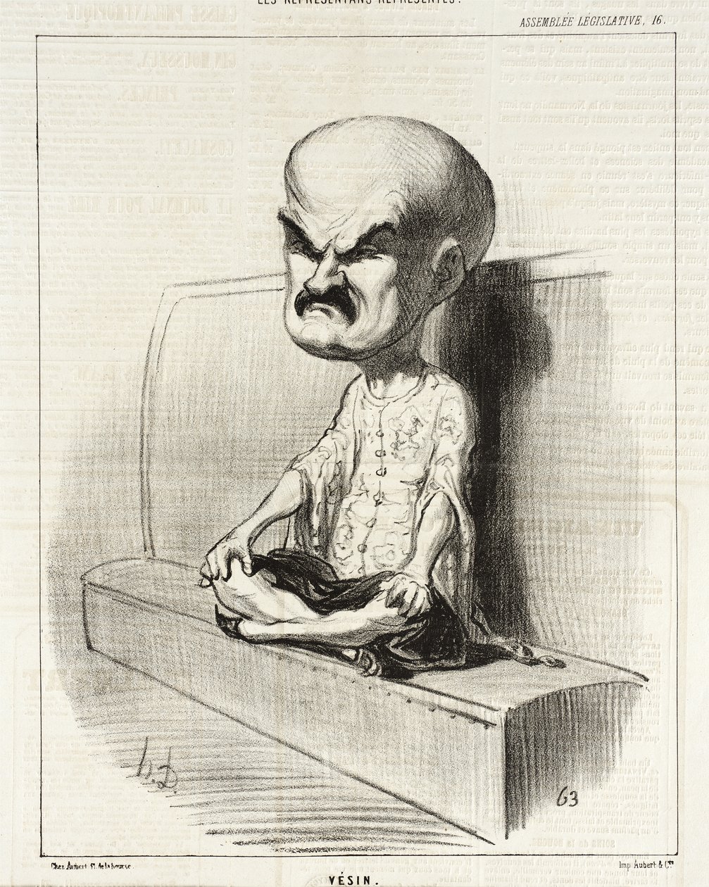 Vesin autorstwa Honoré Daumier