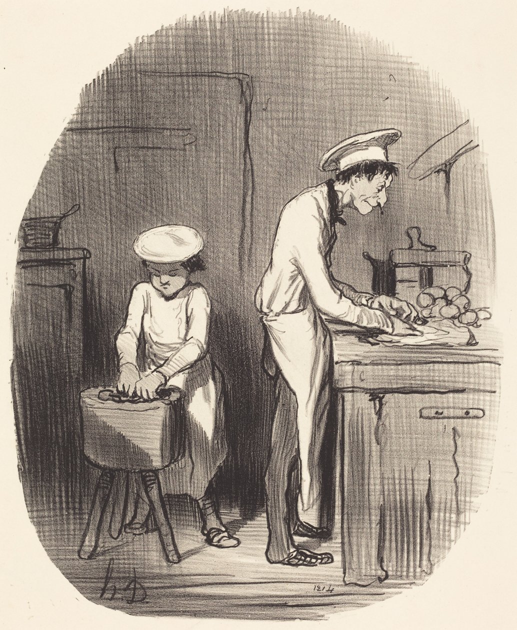 Widzisz, chłopcze, mylisz się... autorstwa Honoré Daumier