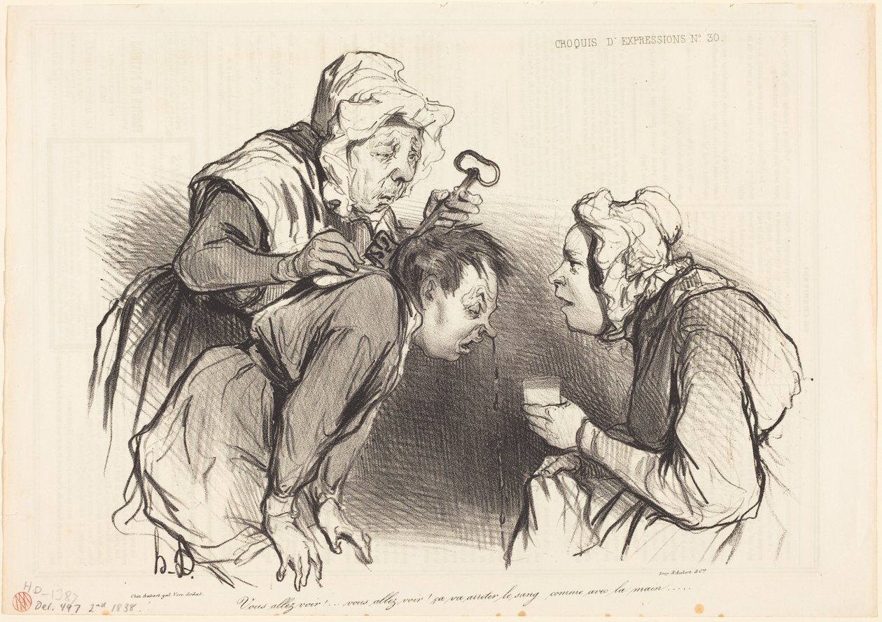 Zobaczysz!... To zatrzyma krwawienie... autorstwa Honoré Daumier