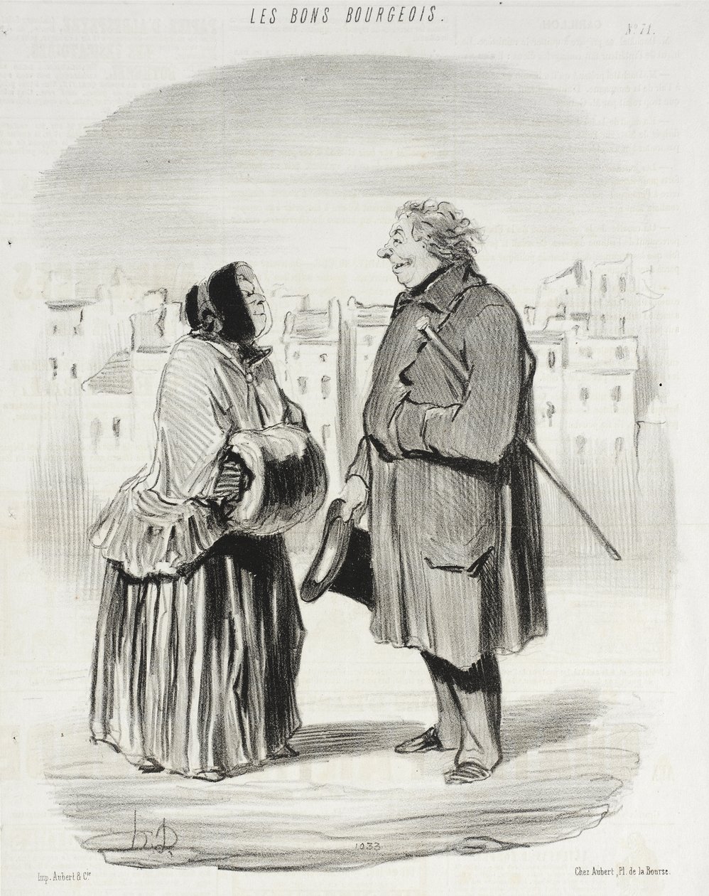 Pan jest zawsze galancki!... autorstwa Honoré Daumier
