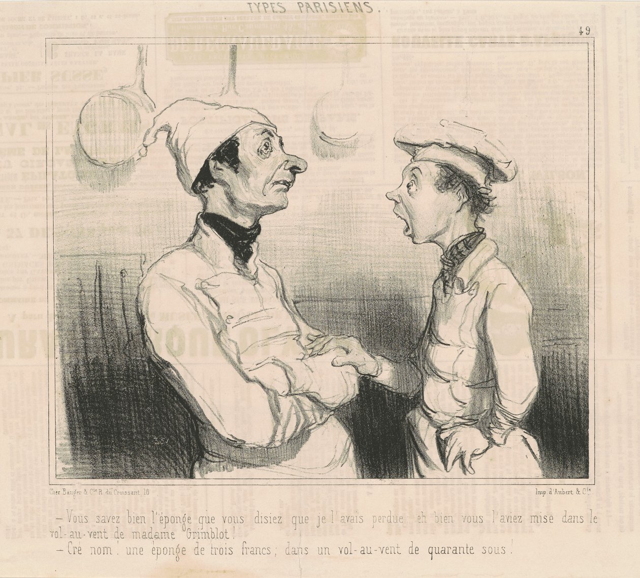 Znasz gąbkę, którą powiedziałeś... autorstwa Honoré Daumier