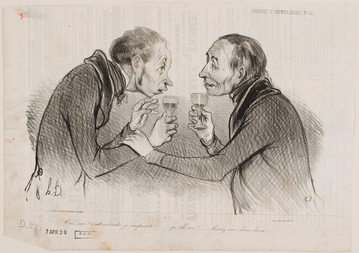 Tak! Tak! Umowa stoi, rozumiem... autorstwa Honoré Daumier