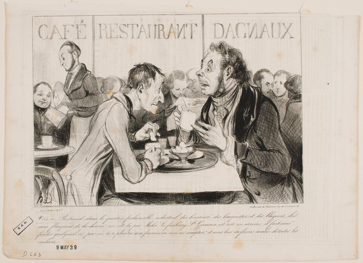 Widzisz, Bertrand, w tej modnej dzielnicy przemysłowców... autorstwa Honoré Daumier