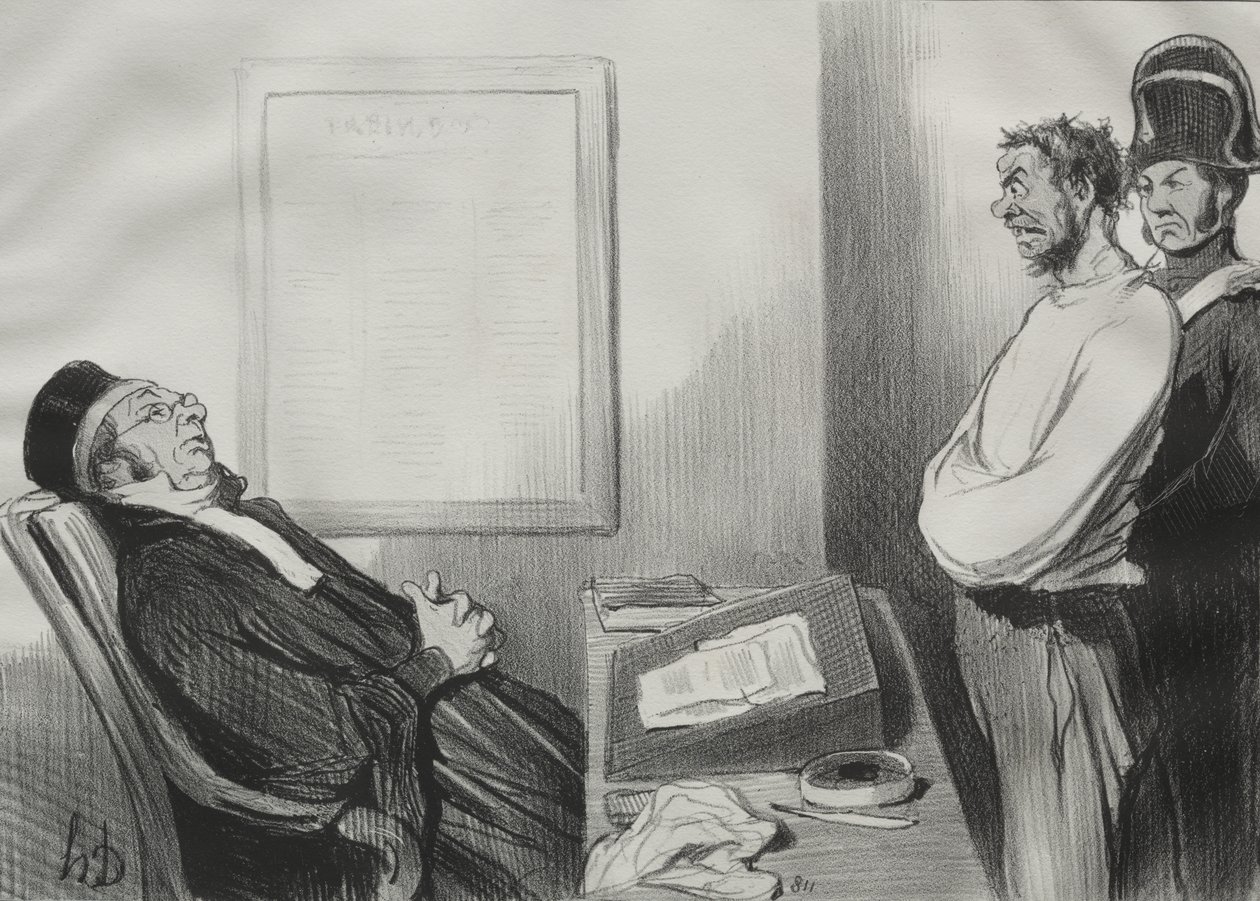 Byłeś głodny... to nie powód... autorstwa Honoré Daumier