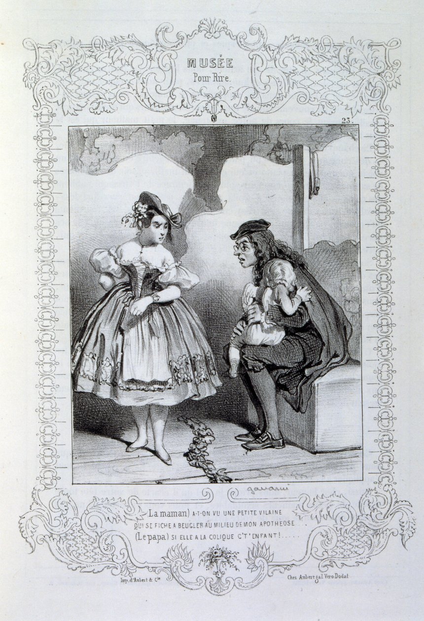 ilustracje o ideach i legendach Philipon pod tytułem Les Cent i Robert Macaire autorstwa Honoré Daumier