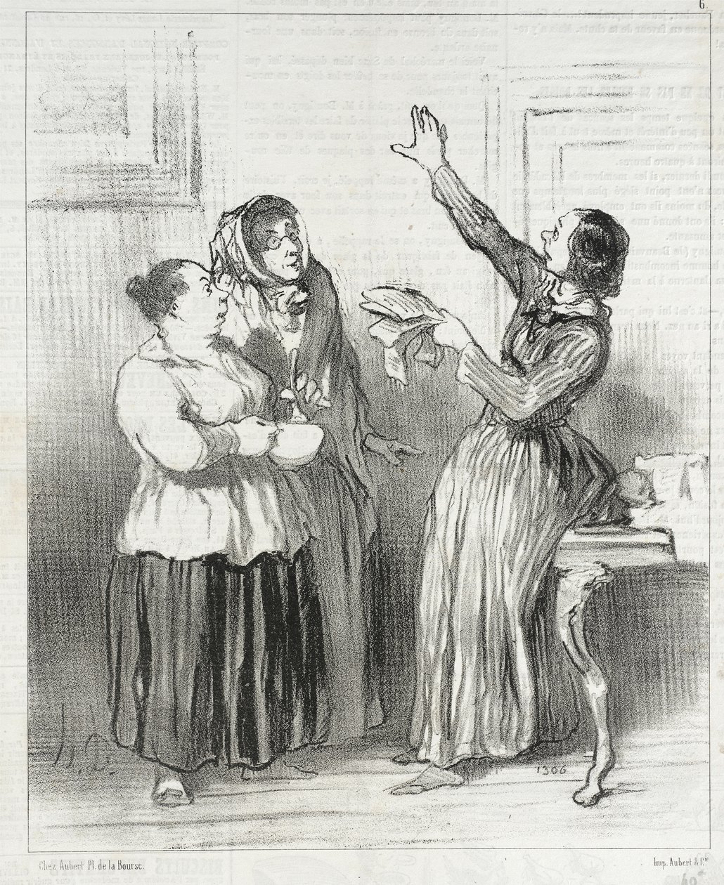 ...czym jest dziś kobieta w społeczeństwie... autorstwa Honoré Daumier