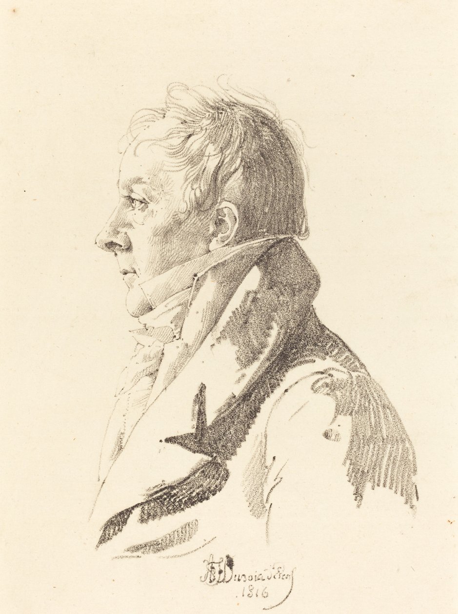 Portret mężczyzny autorstwa Honore Jean Dubois Duperray