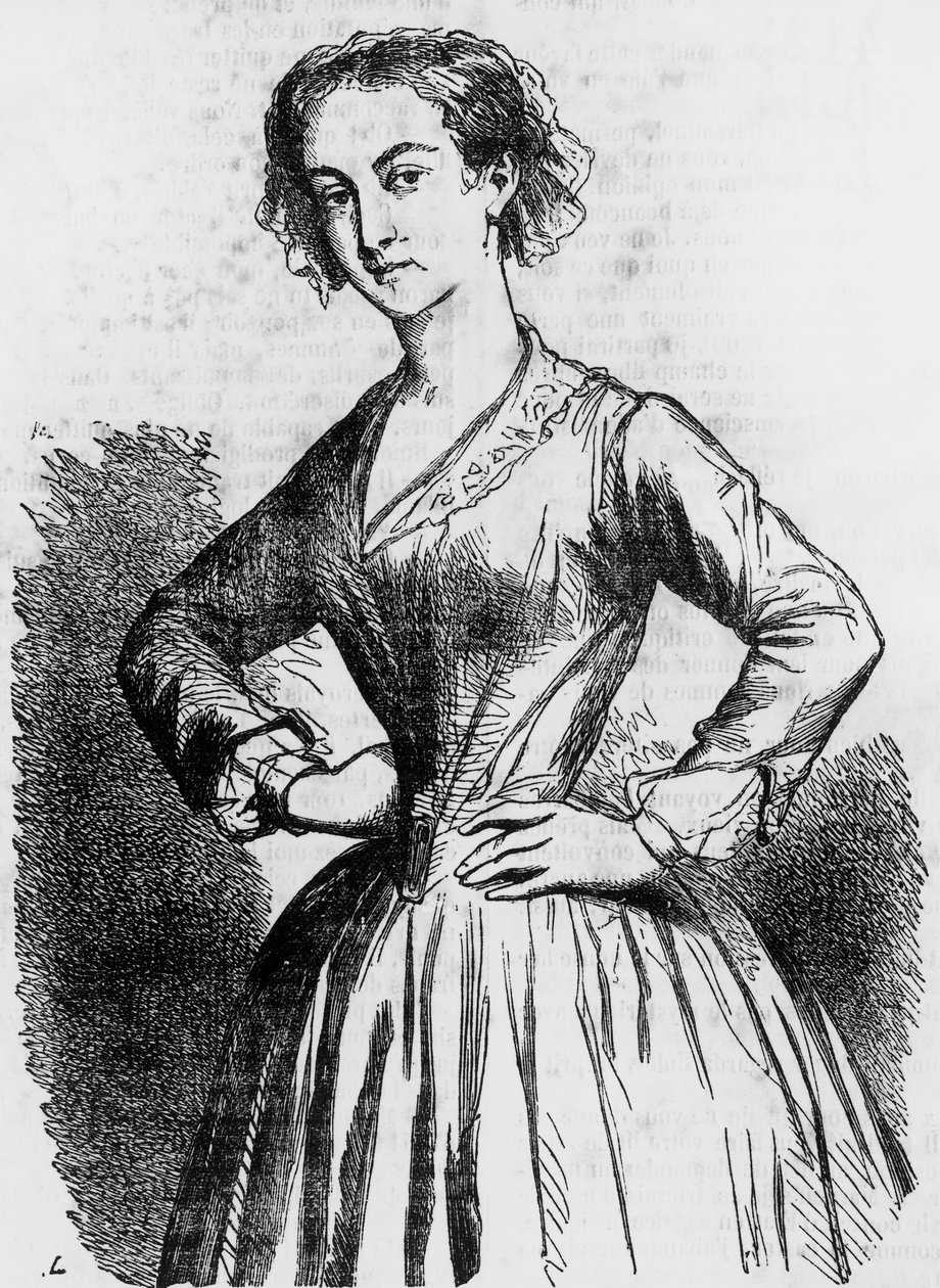Ilustracja z Cousin Bette (La kuzynka Bette) autorstwa Honore de Balzac (1799-1850), wydanie francuskie autorstwa Honore de Balzac