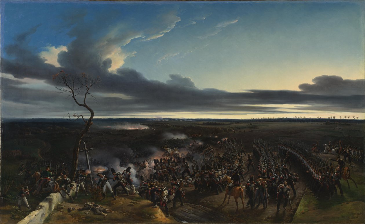Bitwa pod Monmirail we Francji, 11 lutego 1814 r autorstwa Emile Jean Horace Vernet