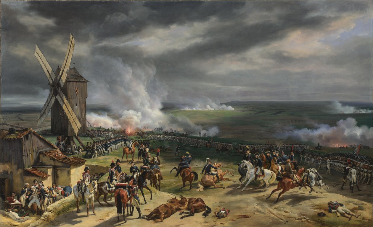 Bitwa pod Valmy autorstwa Emile Jean Horace Vernet