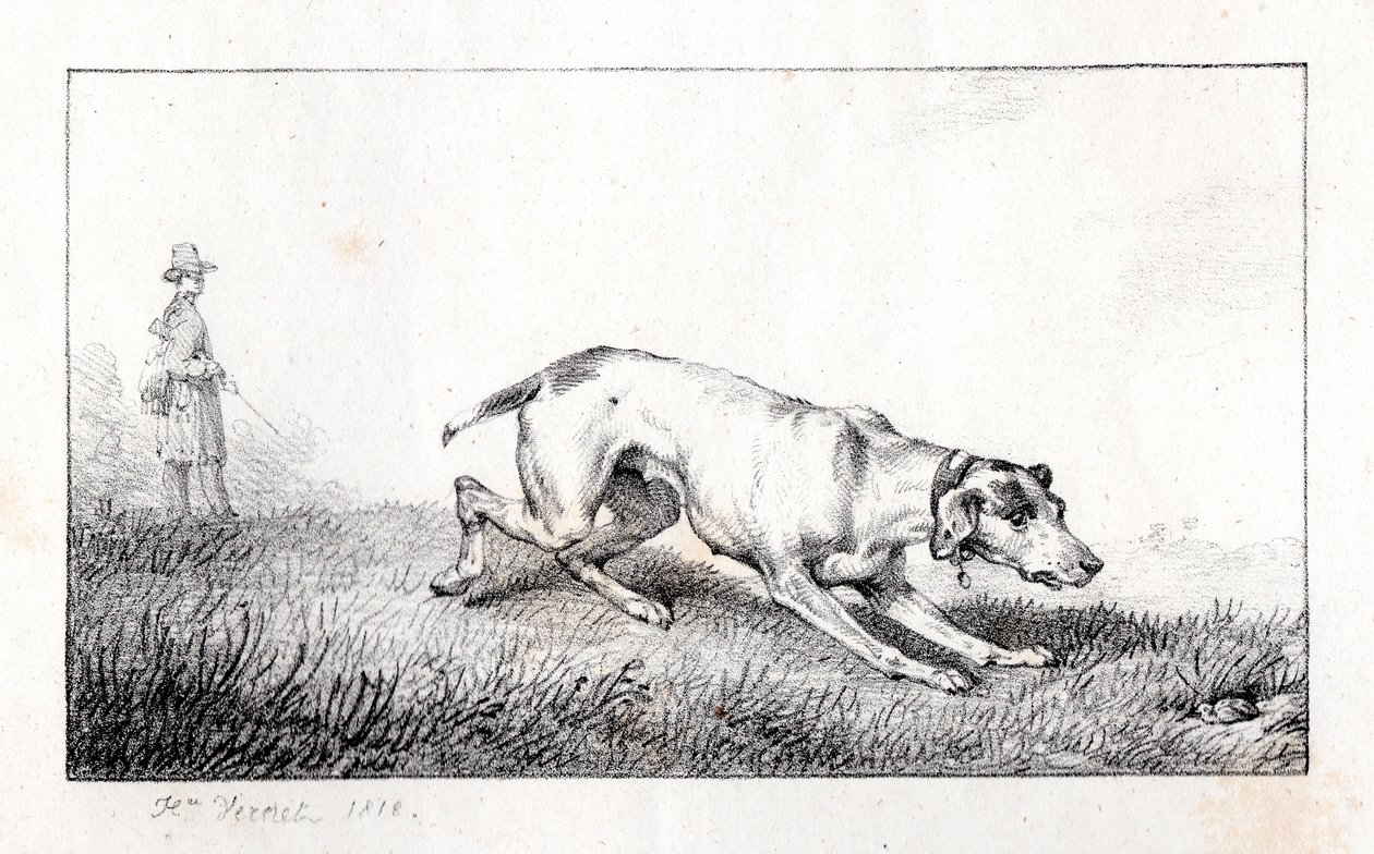 Polowanie autorstwa Emile Jean Horace Vernet