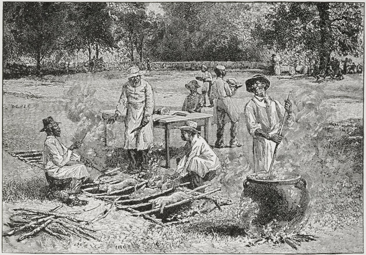 Południowy grill, ilustracja z „Harper