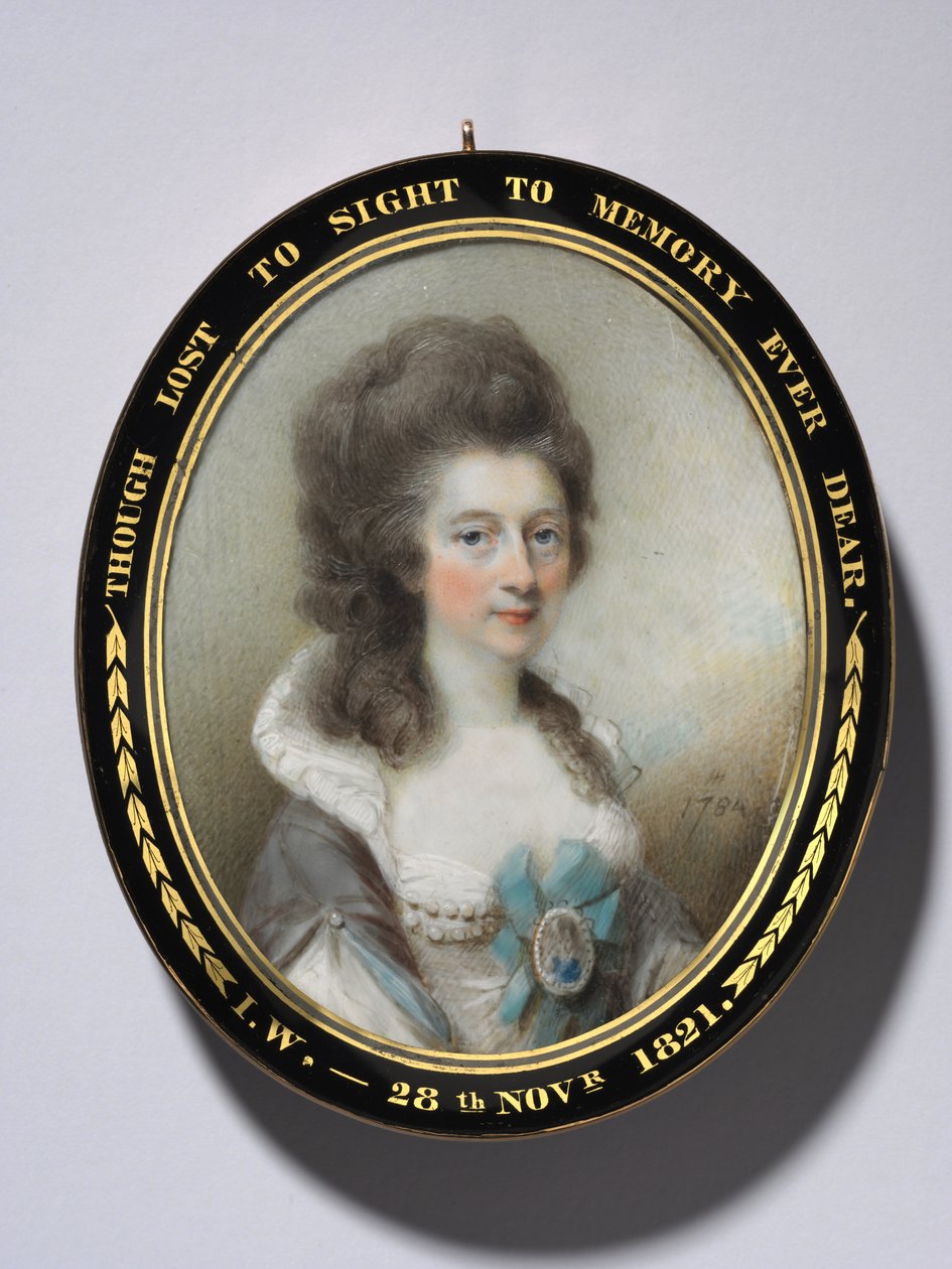 Portret lady Grace Anny Newenham, 1784. autorstwa Horace Hone