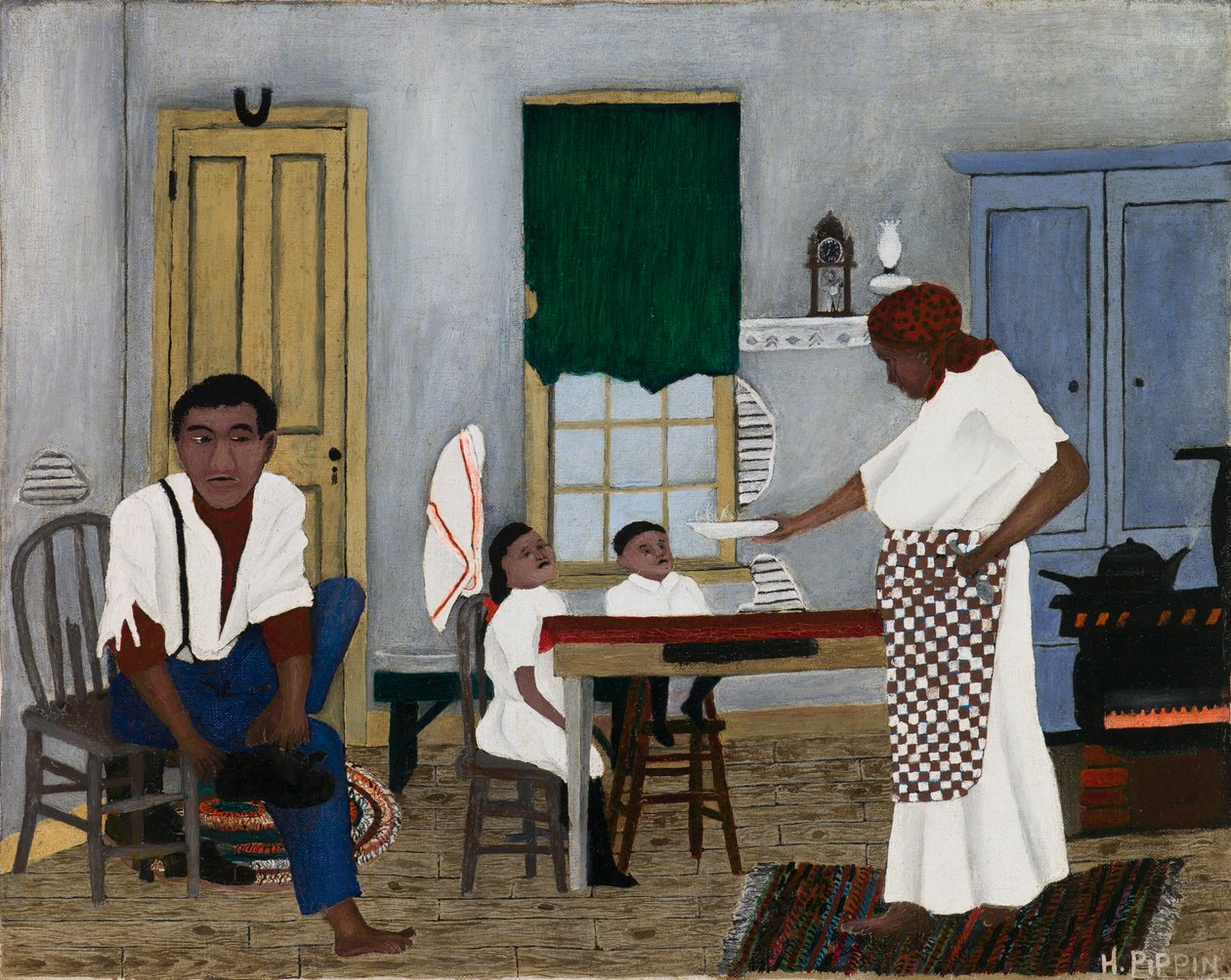 Niedzielne śniadanie rano autorstwa Horace Pippin
