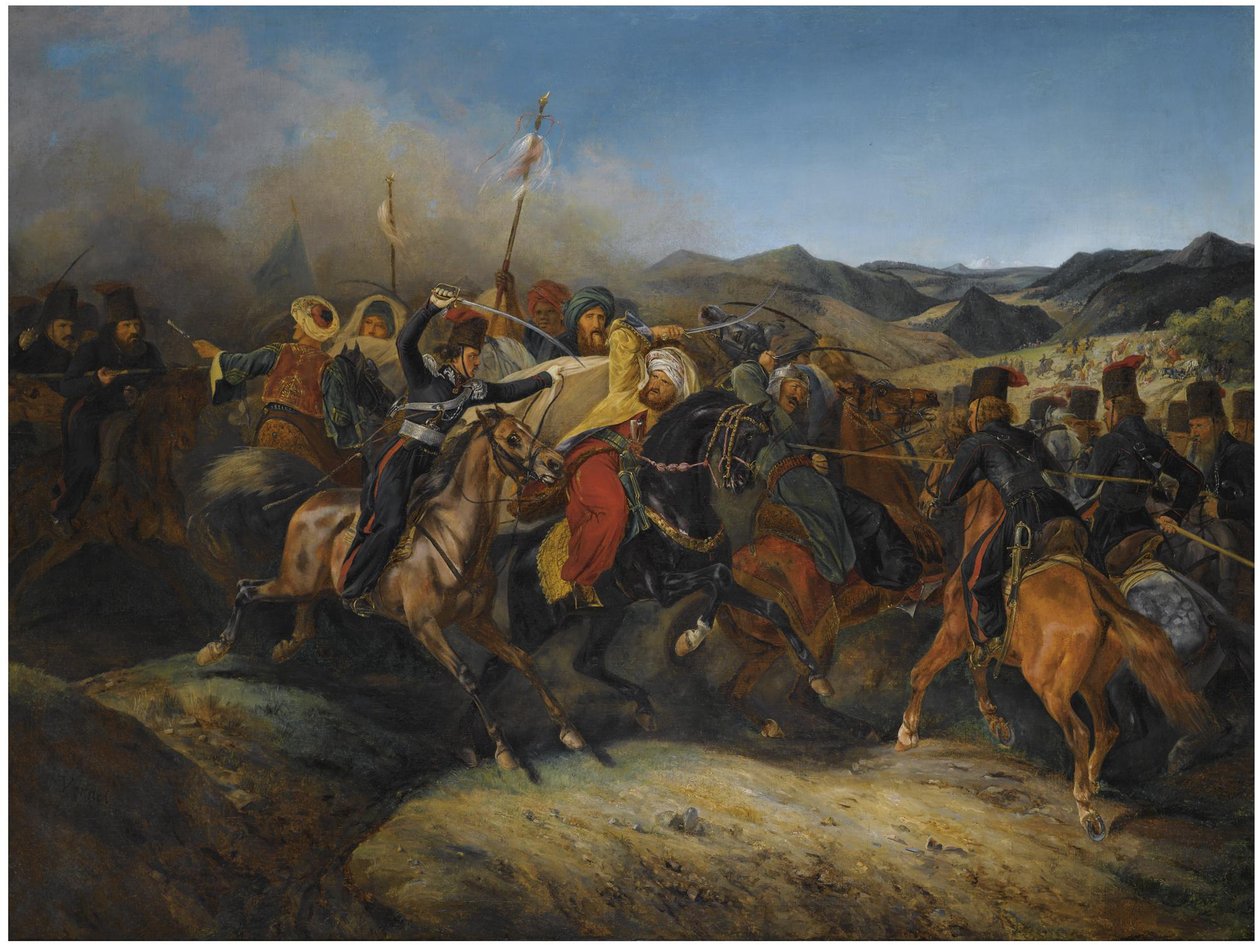 Scena z wojny rosyjsko-tureckiej autorstwa Horace, Vernet