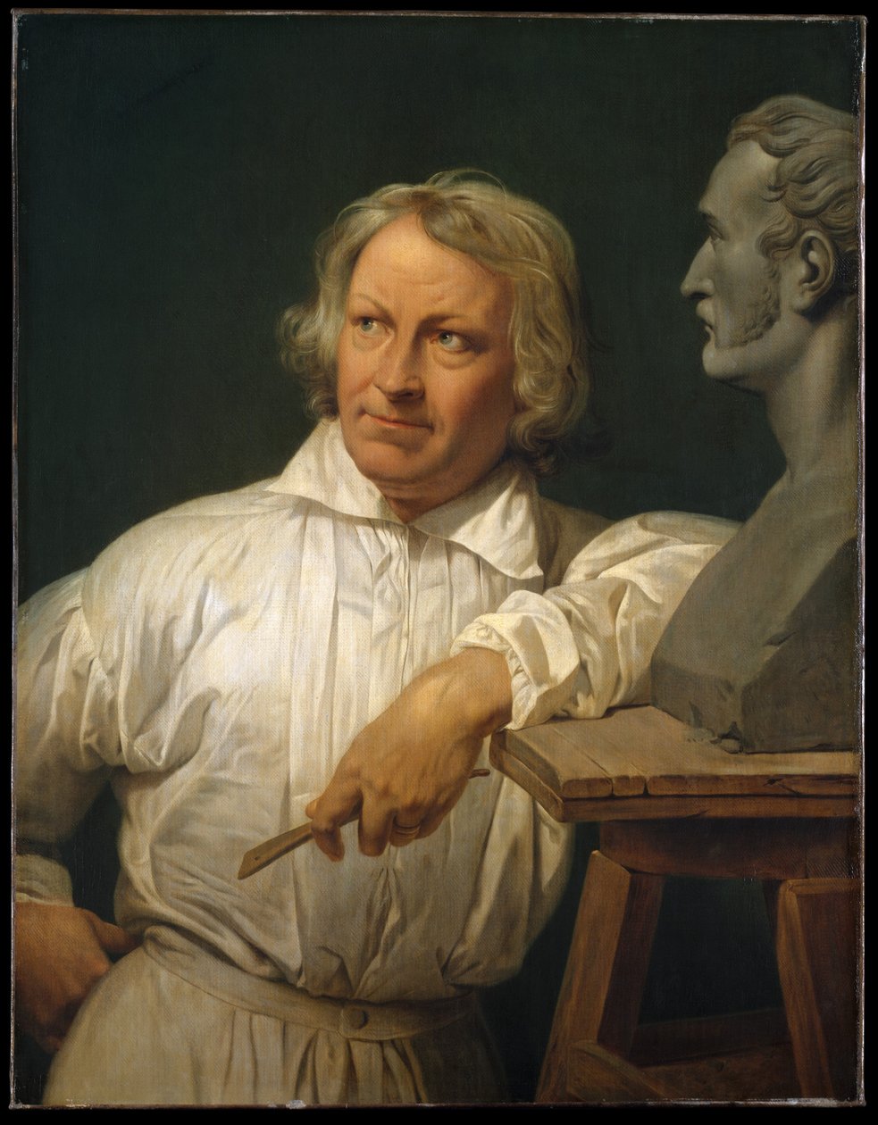 Bertel Thorvaldsen (1768-1844) z popiersiem Horace