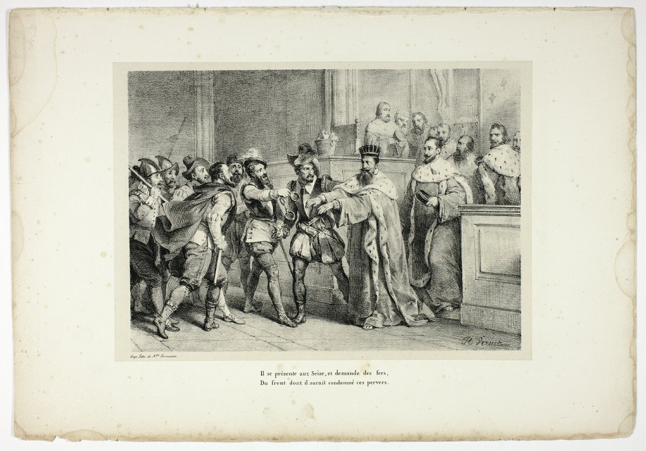 Idzie do Szesnastki i prosi o żelazka... autorstwa Horace Vernet