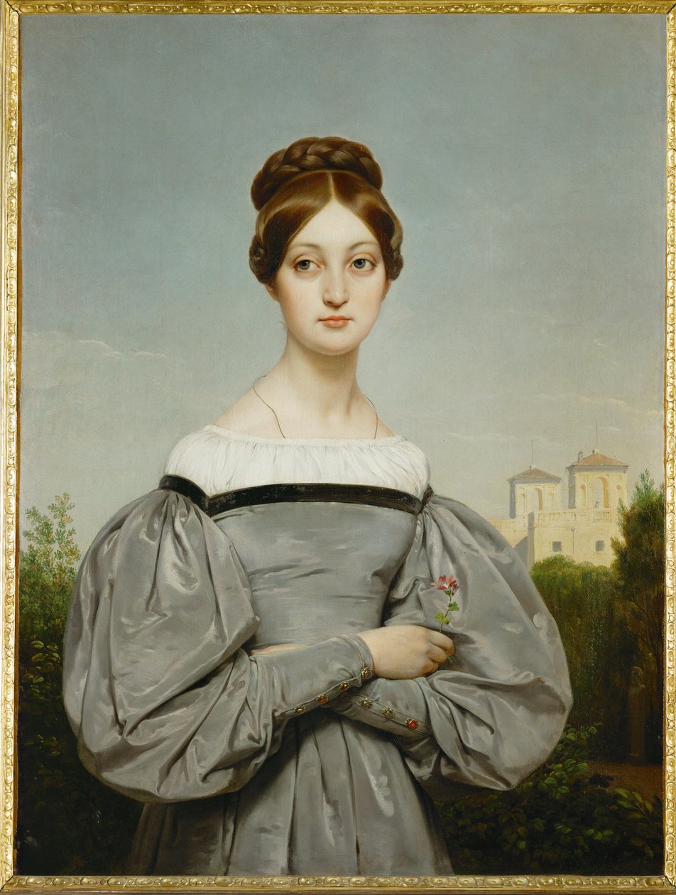Louise Vernet, córka artysty ... autorstwa Horace Vernet