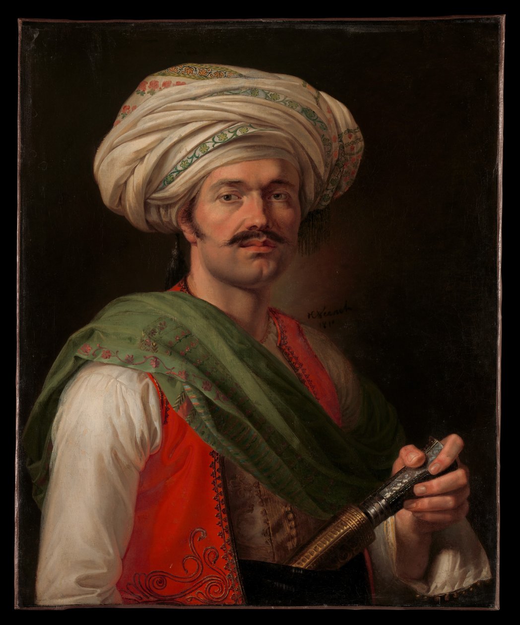 Portret „mameluka” autorstwa Horace Vernet